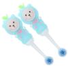 PLAFOPE 2Pcs Soft Silicone Bear Shaped Manual Toothbrushes for Toddlers and Children with Safe, Good Cleaning Effects, Suitable for Daily Oral Care view 1