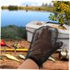 BCOATH 1 Set Outdoor Mesh Cloth with Gloves Lightweight Bug Protection Suit for Feeding Fishing Hiking and Camping Foldable and Portable view 2