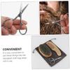 HONMEET Complete Beard Care Kit Shave Brush Trimmer Scissors Comb Styling Tools for Men's Grooming view 3