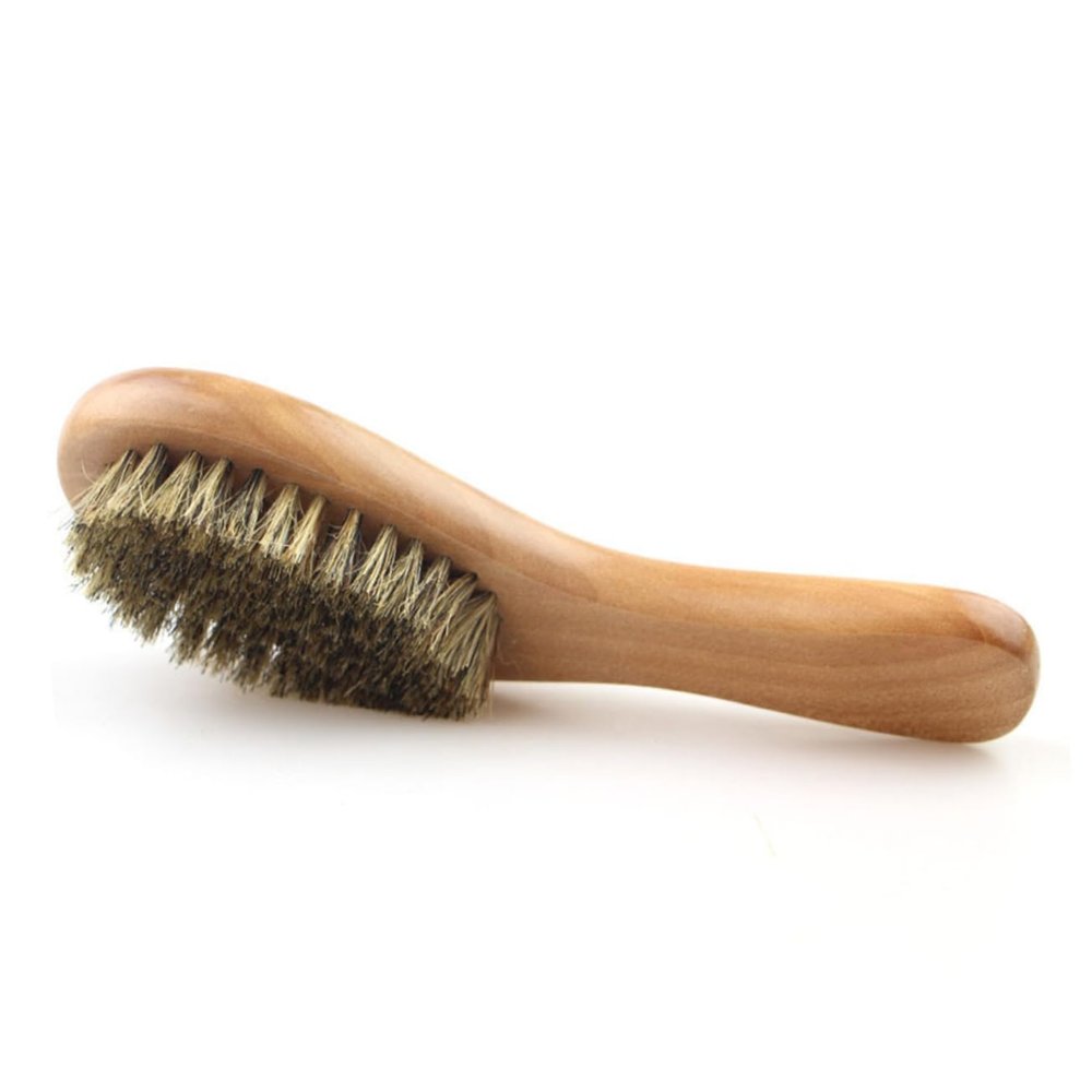 HONMEET 2pcs Beard Styler Bristle Shaving Brush Comb for Men's Hair Beard Styling