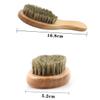 HONMEET 2pcs Beard Styler Bristle Shaving Brush Comb for Men's Hair Beard Styling view 2