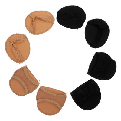 COLLBATH 4pairs High Heels Front Foot Pads Supple Half Foot Pad Insoles Comfortable