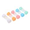 KOMBIUDA 5pcs Portable Lens Case Set Mixed Colors, Plastic Storage Box for Contact Lenses, Lens Holder Organizer for Travel and Daily Use view 1