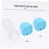 KOMBIUDA 5pcs Portable Lens Case Set Mixed Colors, Plastic Storage Box for Contact Lenses, Lens Holder Organizer for Travel and Daily Use view 2