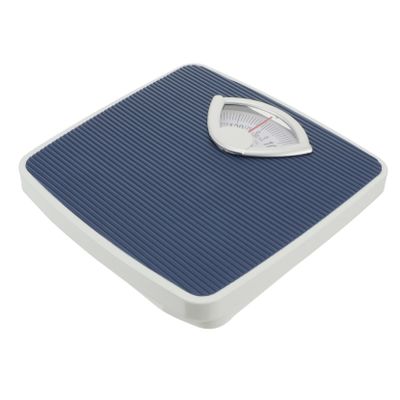 BCOATH Non-slip Pu Mechanical Weight Scale for Home Bathroom Portable Dial Body Scale Easy Read Display Accurate Weight Measurement in Blue