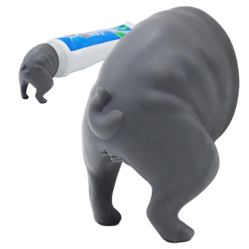 Dog Poop Toothpaste Ornament - Dog Poop Toothpaste Dispenser | Toothpaste Squeezer For Animal Lovers | Silicon Lid