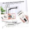 WOONEKY Waterproof USB Rechargeable Ladies Hair and Electric Hair Trimmer for Women with LCD Display, Portable Bikini Trimmer Suitable for Wet and Dry Use view 2