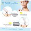 WOONEKY Waterproof USB Rechargeable Ladies Hair and Electric Hair Trimmer for Women with LCD Display, Portable Bikini Trimmer Suitable for Wet and Dry Use view 3