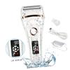 WOONEKY Waterproof USB Rechargeable Ladies Hair and Electric Hair Trimmer for Women with LCD Display, Portable Bikini Trimmer Suitable for Wet and Dry Use view 4