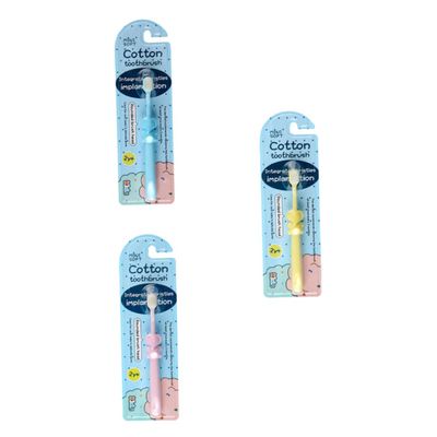 3 Pack Soft Bristle Kids Toothbrushes for 2-8 Years Old Assorted