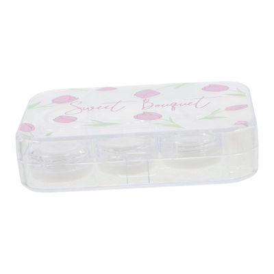 BCOATH Case Purple Romantic Tulip Care Box Storage Box for Travel and Daily Use
