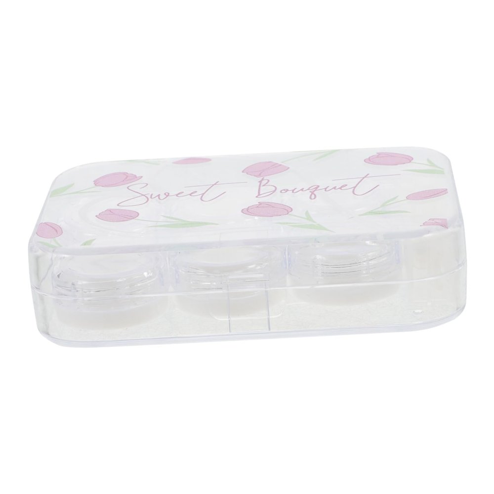BCOATH Case Purple Romantic Tulip Care Box Storage Box for Travel and Daily Use