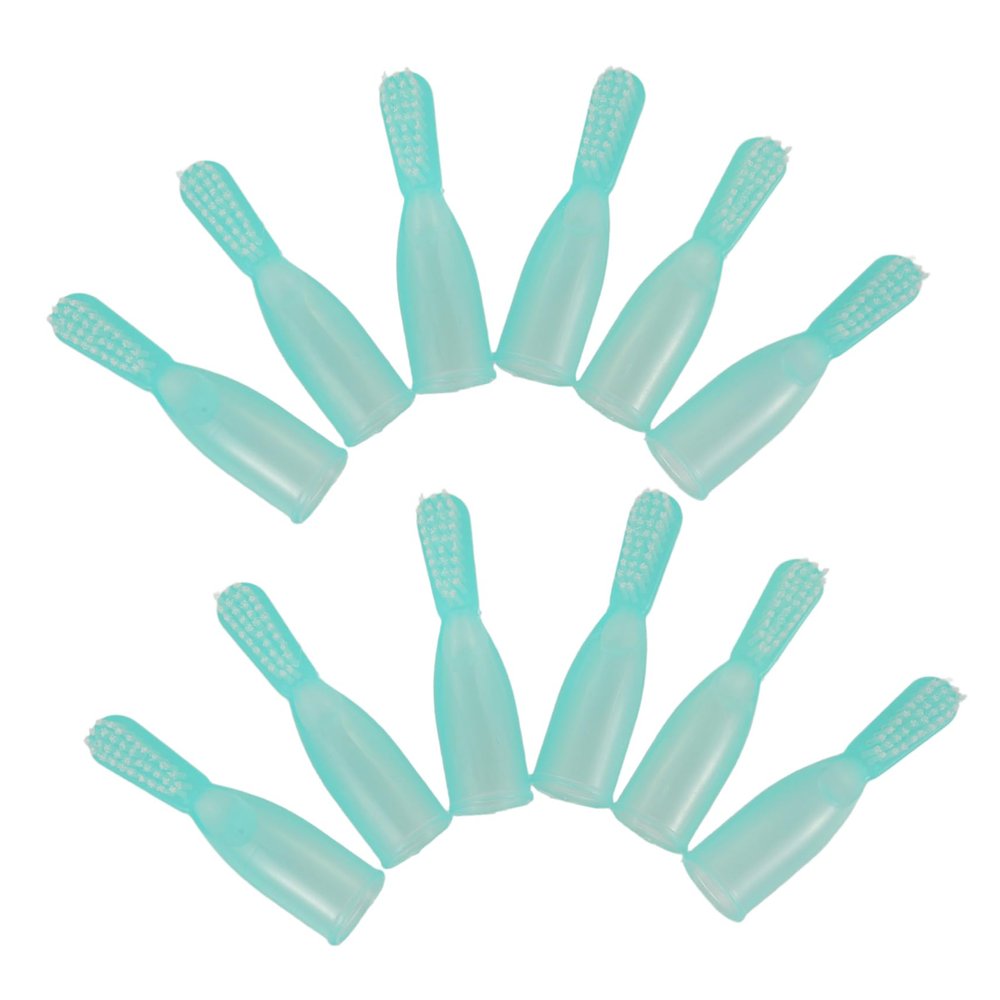 BCOATH 20pcs Portable Mini Toothbrush Set Soft Bristles Thumb Sleeve Design, Safe Prison Toothbrush for Personal Oral Care, Lightweight Travel and Household Use