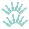 BCOATH 20pcs Portable Mini Toothbrush Set Soft Bristles Thumb Sleeve Design, Safe Prison Toothbrush for Personal Oral Care, Lightweight Travel and Household Use view 1