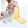 BCOATH Sturdy Material Lens Storage Box Compact for Travel Outdoor Activities Leakproof Contact Case view 3