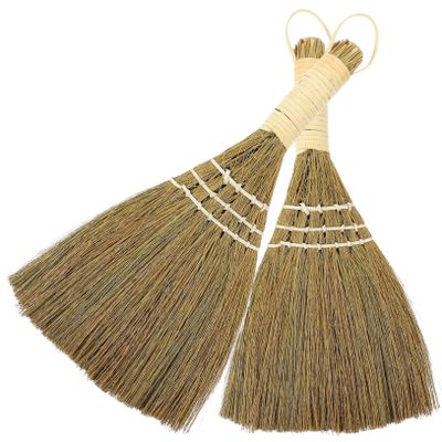 GOOHOCHY 4pcs Manual Broom Short Handle Broom for Desktop Desk Cleaning Brush Cleaning Supplies Home