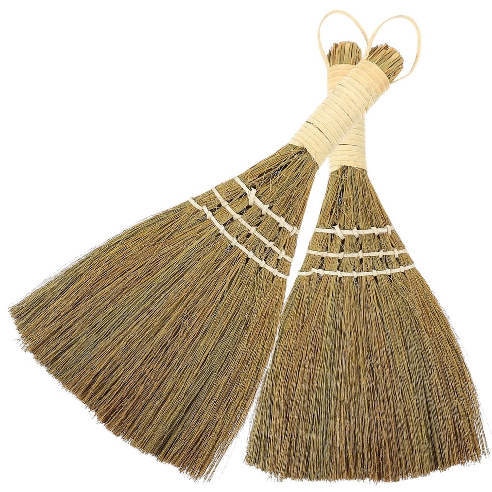 GOOHOCHY 4pcs Manual Broom Short Handle Broom for Desktop Desk Cleaning Brush Cleaning Supplies Home