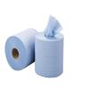 Centrefeed Blue/White Paper Towel Rolls, Embossed Pattern, 6 Pack (Blue, Pack of 6) view 4