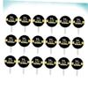 PRETYZOOM 54pcs Birthday Cake Toppers Creative Cupcake Picks Birthday Cake Decoration Party Supplies for Flower Theme Celebrations view 3
