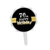 PRETYZOOM 54pcs Birthday Cake Toppers Creative Cupcake Picks Birthday Cake Decoration Party Supplies for Flower Theme Celebrations view 4