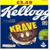 3 x Krave Cookies & Cream Breakfast Cereal, 375g Delicious Tasty And Twisty view 1