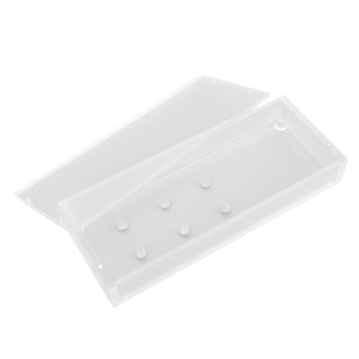Magnetic Fixation Tweezers Storage Box, Clear Acrylic Display Case, Ideal for Beauty Salons, Tweezers Stand Holder