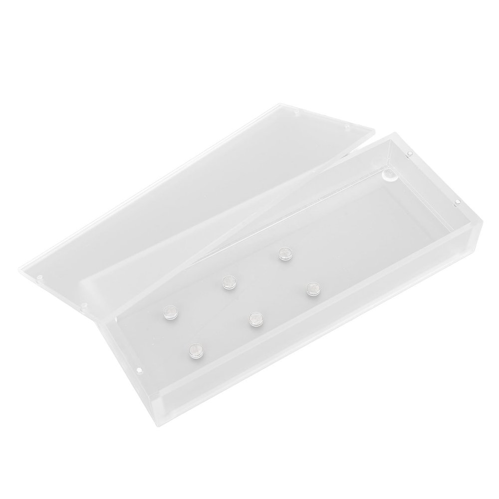 Magnetic Fixation Tweezers Storage Box, Clear Acrylic Display Case, Ideal for Beauty Salons, Tweezers Stand Holder