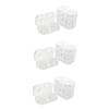 Healvian 12pcs Small Storage Box for Contacts Case Portable Carrier for Travel for Eye Contacts Box Storage Random Style view 1