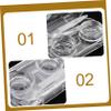 Healvian 12pcs Small Storage Box for Contacts Case Portable Carrier for Travel for Eye Contacts Box Storage Random Style view 4