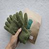 1x Pair of Microfibre Gloves for Cleaning Dust of House Plant Leaves, Plant Duster Gloves, Green Gardening Gloves, Leaf Shine Dust Gloves, Gardeners Gift, Plant Care Accessory view 4