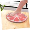 Anneome Digital Watermelon Design Weight Scale for Human Body High Precision Electronic Bathroom Scale with Tempered Glass Mini Round for Home Use view 2