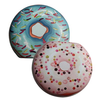 HAPINARY 2sets Sturdy Lens Case Makeup Holder Leakproof Case for Travel Outdoor Activities
