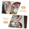 HAPINARY 2sets Sturdy Lens Case Makeup Holder Leakproof Case for Travel Outdoor Activities view 3