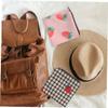 Anneome 4pcs Adorable Period Pad Bag Set Made of Sturdy Polyester with Zipper Closure for Practical Storage of Small Items, Sanitary Pouch for Girls and Women view 2