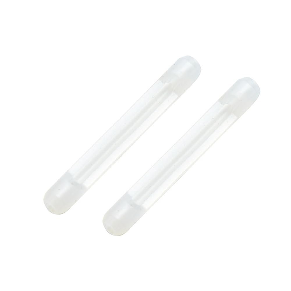 2 Pairs Silicone Glasses Ear Grip Hooks, Anti-Slip Eyeglasses Retainers, Soft Glasses Temple Holder Protectors for Glasses and Sunglasses, White