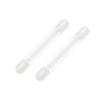 2 Pairs Silicone Glasses Ear Grip Hooks, Anti-Slip Eyeglasses Retainers, Soft Glasses Temple Holder Protectors for Glasses and Sunglasses, White view 1