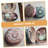 Anneome 2sets Travel Small Holder Case Leakproof Mirror Tools Easy to Open Identify Lenses view 2