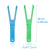 FUIPVGI 10 Pcs Dental Floss Holder, Floss Handle Holder Tooth Floss Holder Interdental Cleaner for Oral Teeth Clearing view 2