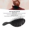 ANKROYU Men Beard Brush, ABS Hair Brush, Anti Tangle Detangling Hair Brush, Hair Detangler Brush, Beard Detangler Brush for Home Salon view 2