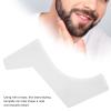 ANKROYU Beard Shaping Template, Plastic Beard Styling Template, Beard Guide Template, Beard Guide Tool, Lightweight Beard Shaping Tool for Jaw Cheek Neck Line view 2