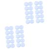Healvian 20pcs Double Frame Lens Cases Simple Lenses Holder Plastic Lens Cases Container for Home Travel Box view 1