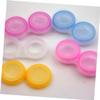 Healvian 20pcs Double Frame Lens Cases Simple Lenses Holder Plastic Lens Cases Container for Home Travel Box view 4