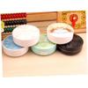 Healvian 2pcs Marble Lenses Case Holder for Home and Travel Portable Storage Box for Eye Care White Lenses Storage Container view 3