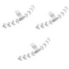 Healvian 3pcs Mask Strap Extender Adjustable Buckle Mask Band Buckle for Rhinestone Comb Headwear Use for Hair Accessories view 1