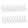 Healvian 30pairs Silicone Non- Eyeglass Ear Hooks Flexible Anti-skid Accessories for Sports Outdoor Activities Daily Wear White Glasses Leg view 4