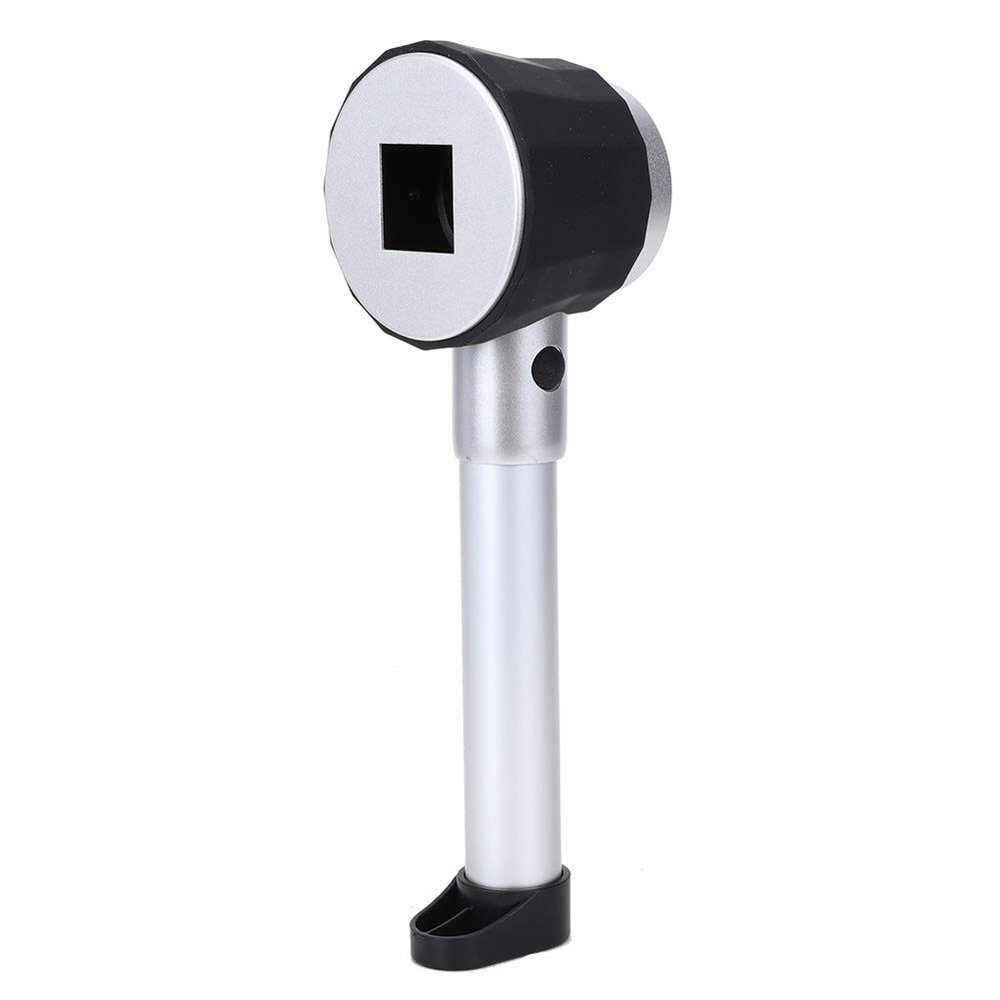 10X Portable Pocket LED Mini Magnifier Loupe with 25mm Optical Glass, LED Lights and Scale for Observing, Measuring and Exploring