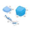 Healvian Denture Case Set with Toothbrush for Travel and Home, Mouth Guard Box, Sturdy Orthodontic Retainer Storage Container for Women and Men view 2