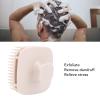 4PCS Hair Scalp Massager Brush, Hair Scalp Exfoliator Dandruff Removal Deep Cleansing Easy to Hold and Operate Shower Tool Suitable for Home Use, Bathing (Skin Color) view 4