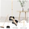 PLAFOPE Broom and Dustpan Set Long Handle Dustpan Brush for Home Indoor Floor Cleaning Lightweight with Bristle Broom for Kitchen Lobby Housewarming view 4