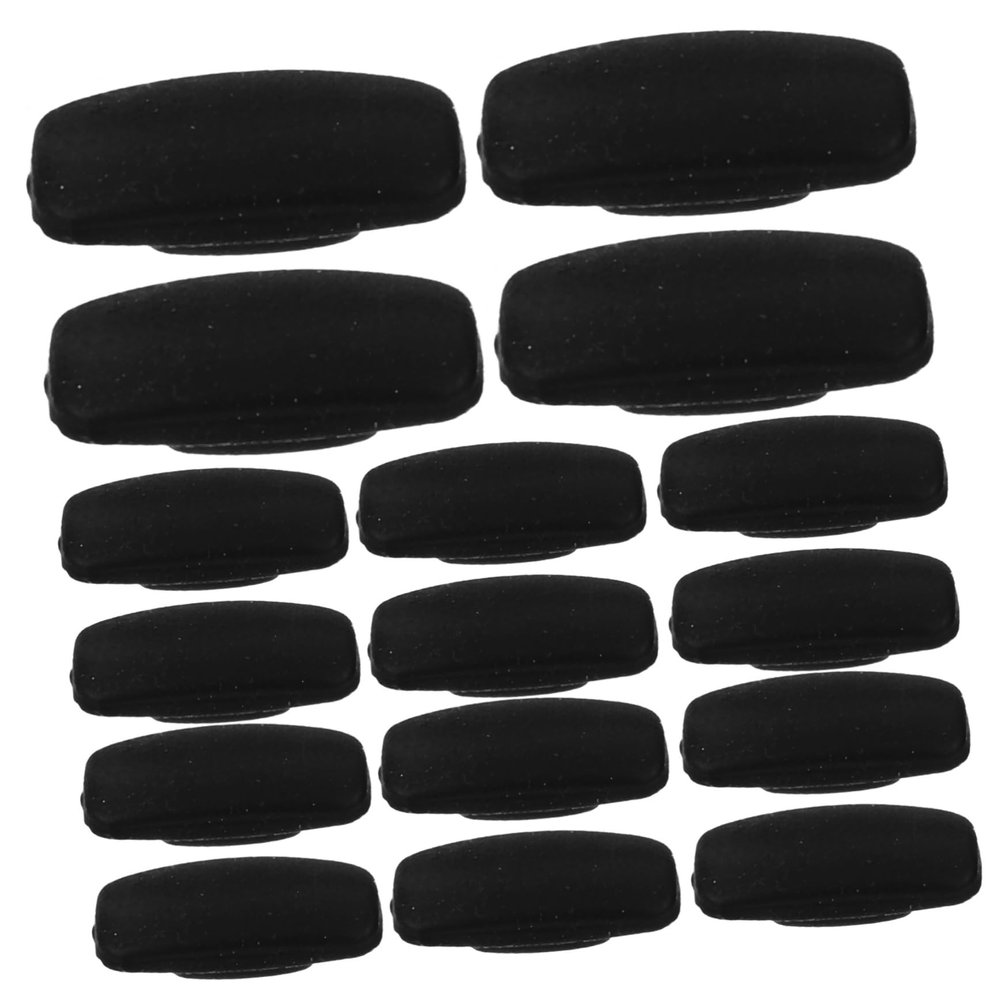 Anneome 10pairs Silicone Nose Pads for Glasses Comfortable Cushions Fits Eye Frames Replacements for Nose Bridge Pads